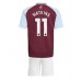 Maillot de foot Aston Villa Ollie Watkins #11 Domicile vêtements enfant 2024-25 Manches Courtes (+ pantalon court)